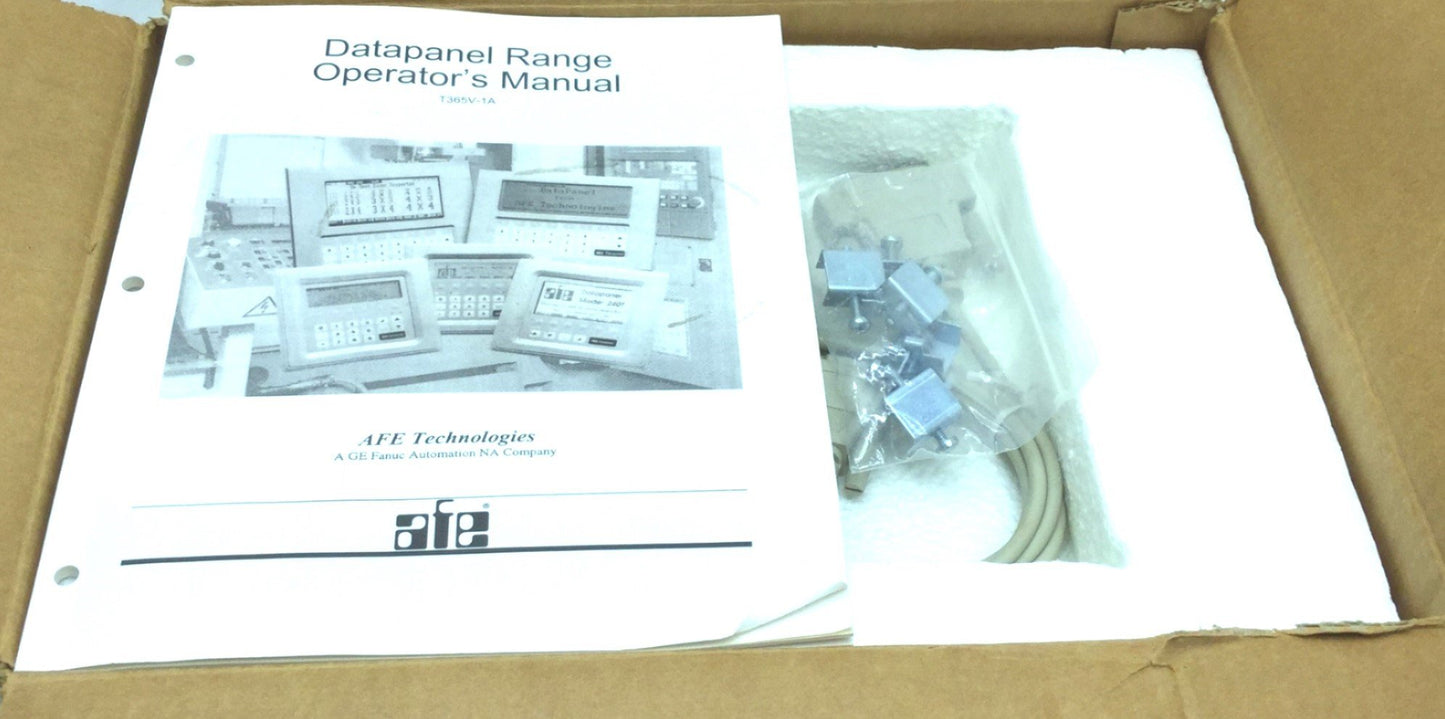 New GE Fanuc Model J Datapanel, 9V-35VDC Or24VRMS AC, 350mA Max, With Manual