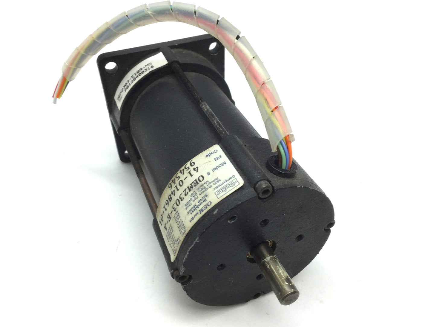 Used Parker OEM2303-E-A Servo Motor, Shaft: 0.25", NEMA 23 Mount, 188.3 oz-in, 70V