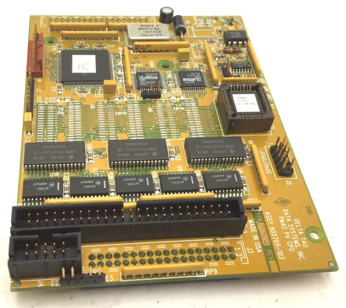 Used Delta Tau Data Systems 602705-103 PMAC PV CPU Daughter Board, V1.16C, 60MHz