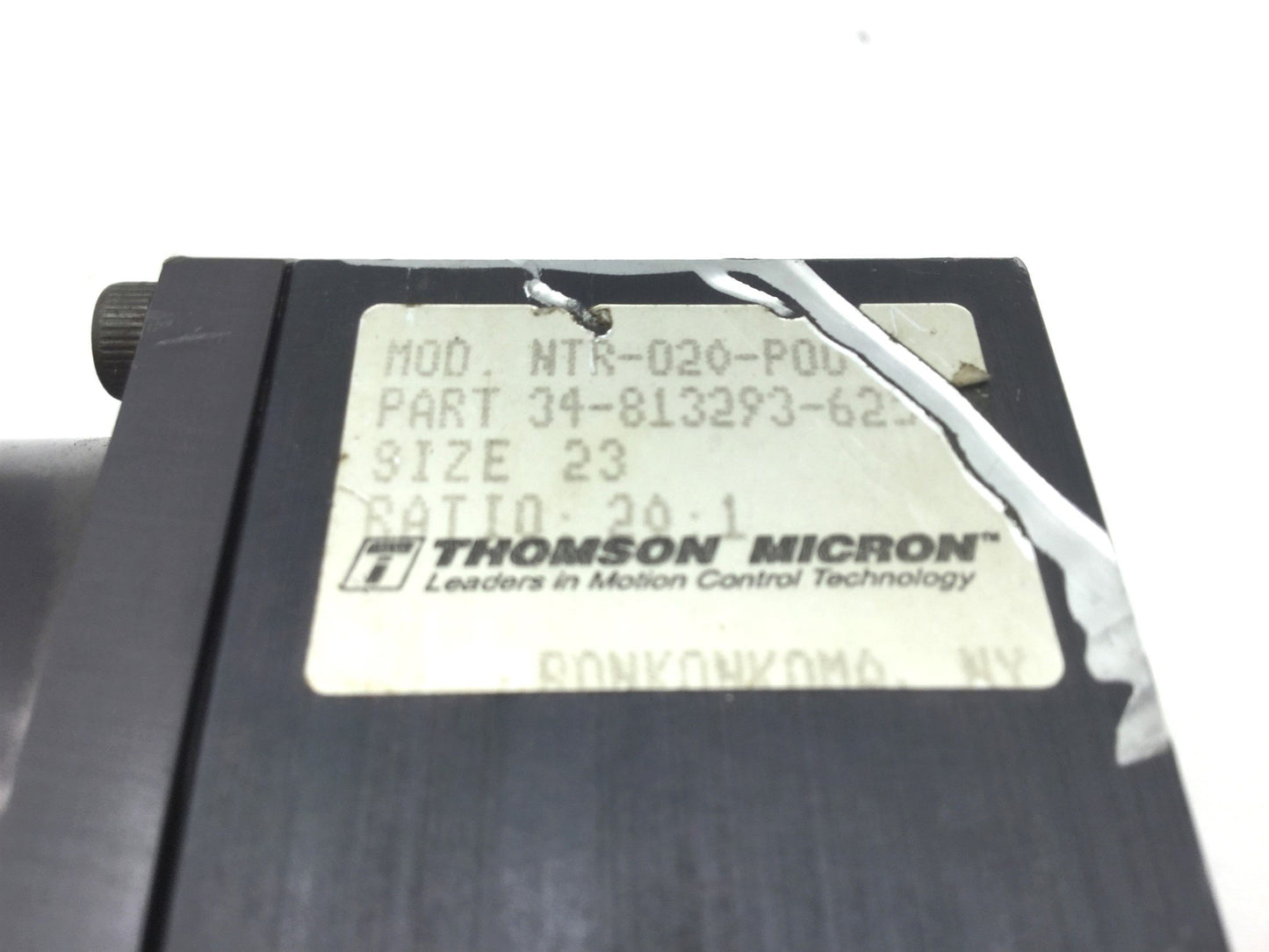 Used Thomson NTR23-020-P00-QMP-342 NemaTrue 90 True Planetary Gearhead 20:1