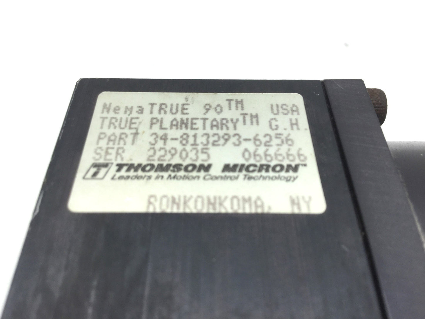 Used Thomson NTR23-020-P00-QMP-342 NemaTrue 90 True Planetary Gearhead 20:1