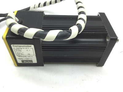 Used Parker SM232AE-NFLN Compumotor Servo Motor & Cables Torque 92ozin NEMA 23