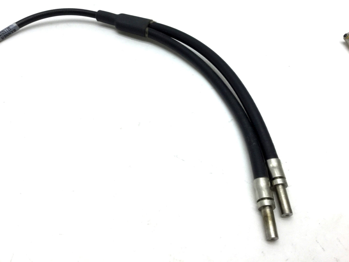 Used Banner BA1.53PMTA Bifurcated Fiber Optic Cable Bundle: 2.29mm Right Angle Probe