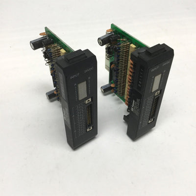 Used Lot of 2 GE Fanuc IC610MDL106A Series One PLC Input Modules 16-Point 24VDC w/LED