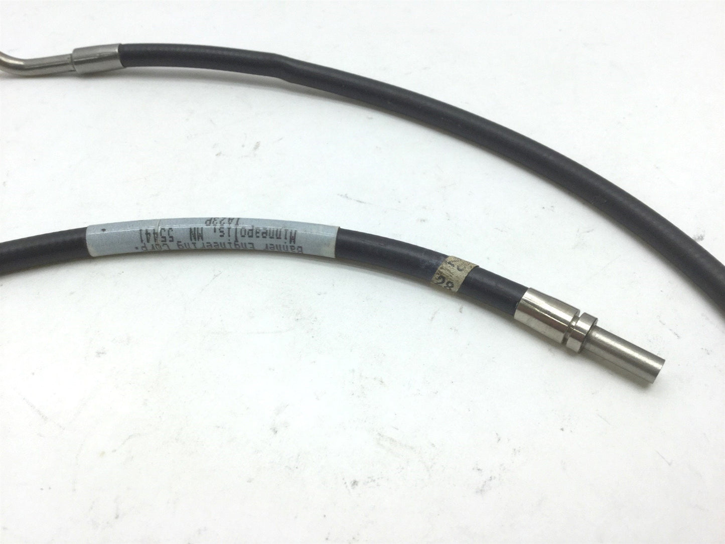 Used Banner IA23P Fiber Optic Right Angle Cables, Bundle: 3.2mm L:3' , Outer D: 4.6mm