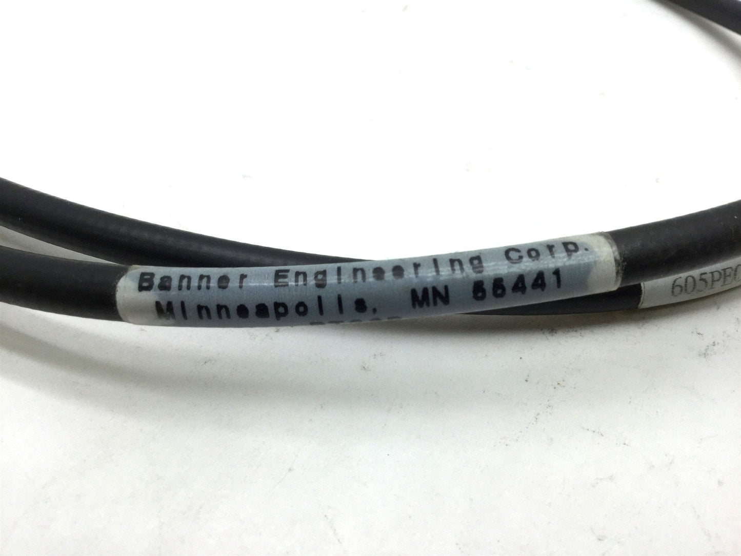 Used Banner BT23P Bifurcated Fiber Optic Cable Glass Probe, In: 4.6mm, L:3', 5/16x24