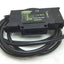 Used Banner D12EN6FP Fiber Optic Sensor Red LED 10-30VDC, Output: NPN