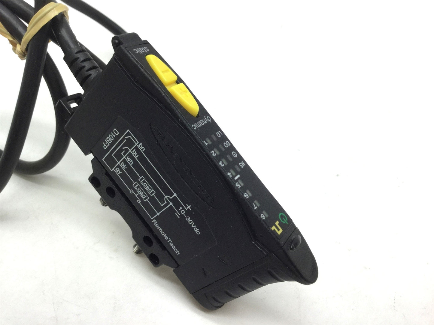 Used  Banner D10BFP High Performance Fiber Optic Sensor D10 Expert, Bipolar NPN/PNP