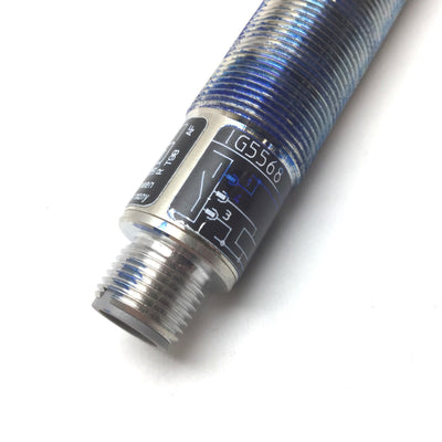 Used IFM IG5568 Inductive Proximity Sensor, Range: 5mm, Power: 10-36VDC 250mA, 4-Pin