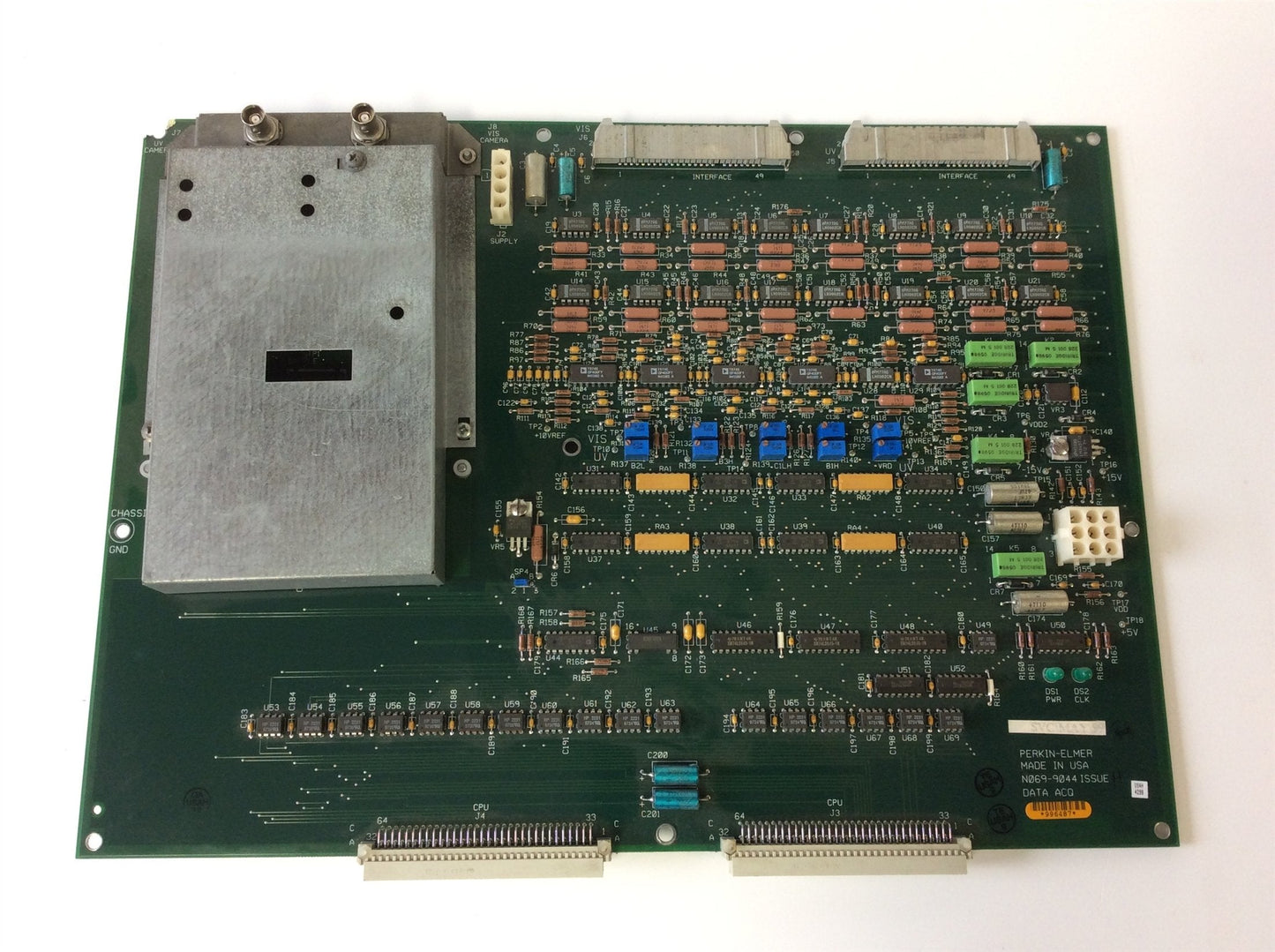 Used Perkin-Elmer N069-9044 Issue H Data Acquisition Circuit Board *See Details*