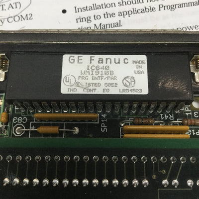 Used GE Fanuc IC640WMI910B Series 90-70 Work Station Interface Serial/Parallel, XT/AT