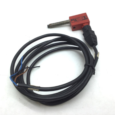 Used Barrington PRS-Q Sensing Switch NPN, Cable: 5', Stop Screw: 5/16-24 L:1.5"