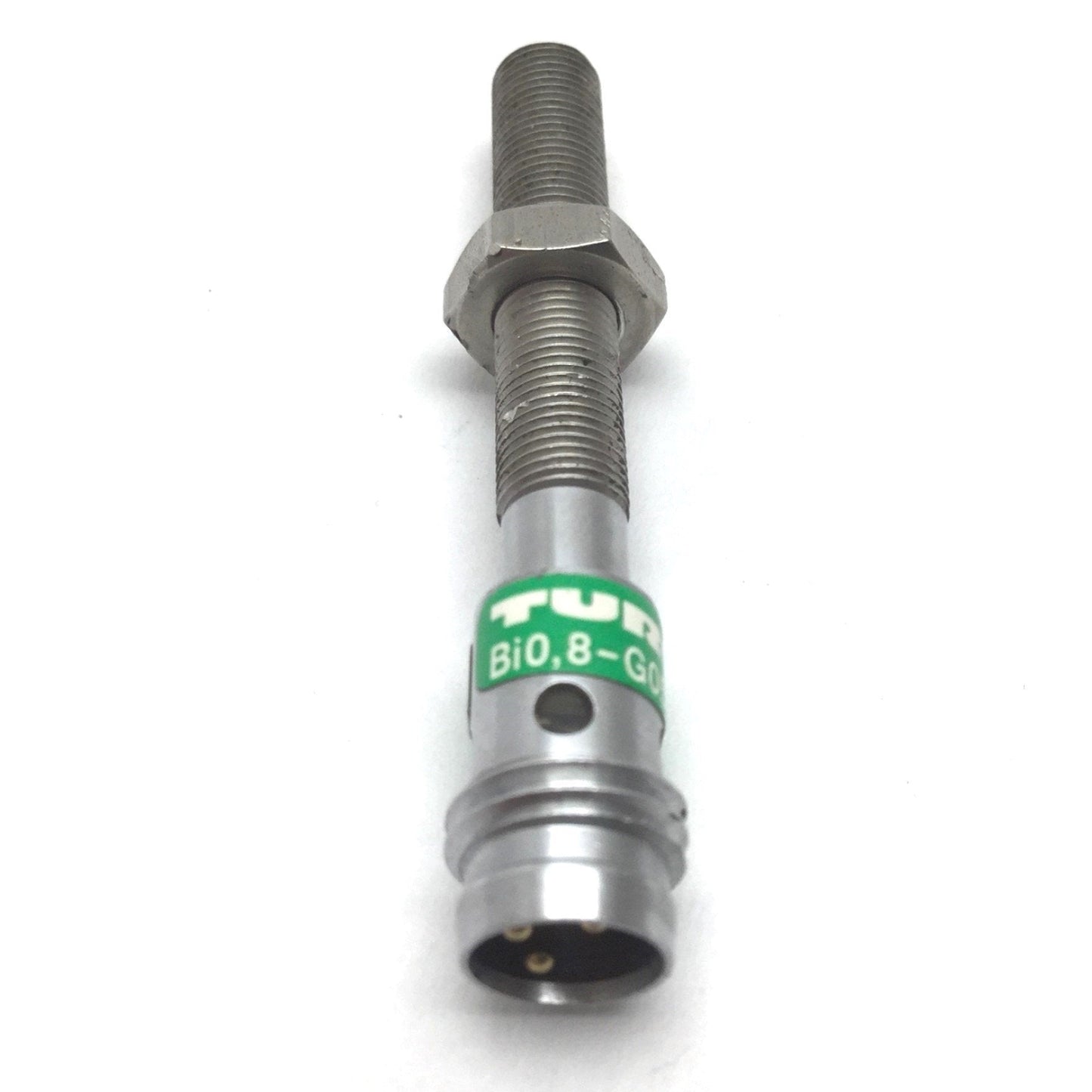 Used Turck Bi0.8-G05-AN6X-V1331 Proximity Sensor, Range: 0.8mm, NPN Output, 10-30VDC