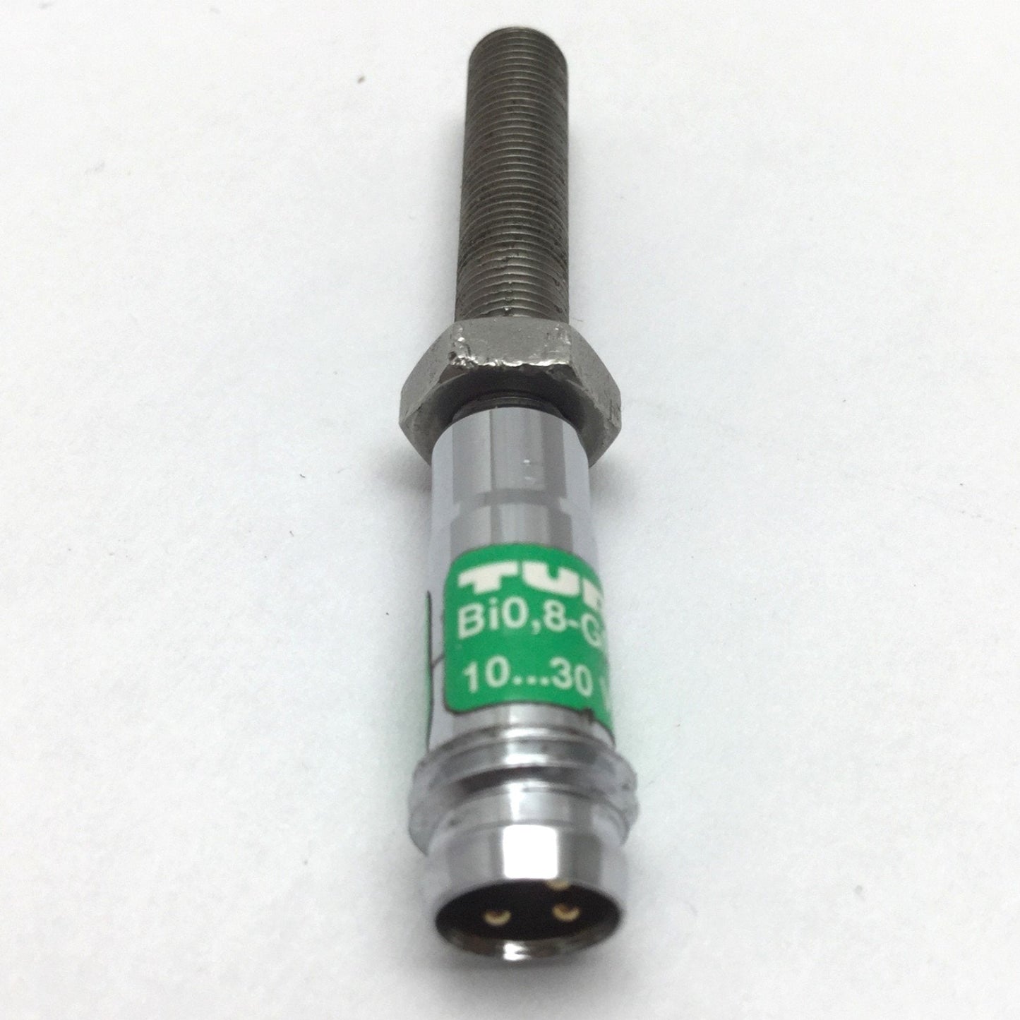 Used Turck Bi0.8-G05-AN6X-V1331 Proximity Sensor, Range: 0.8mm, 10-30VDC, NPN Output