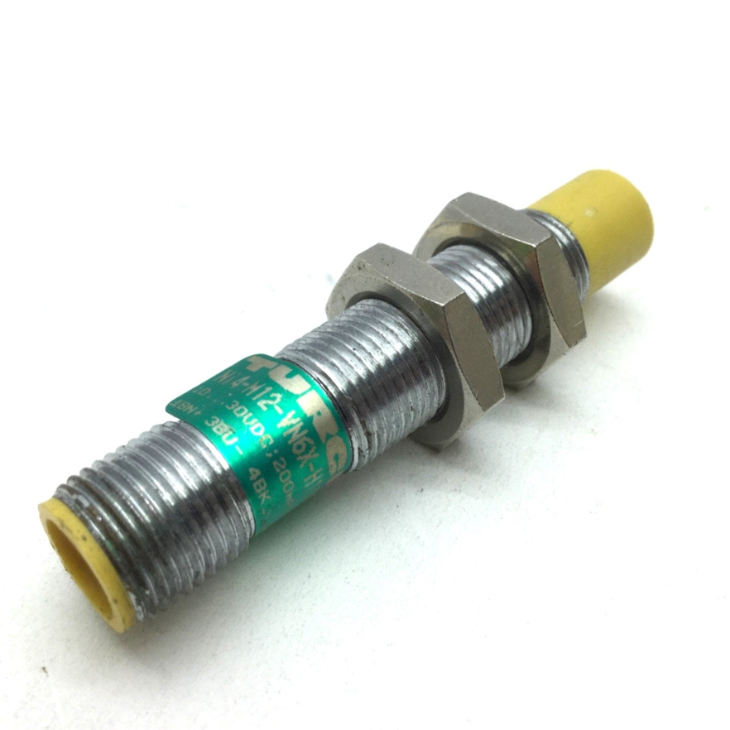 Used Turck Ni4-M12-VN6X-V1141 Inductive Proximity Sensor, Sensing Range: 1.5mm, NPN