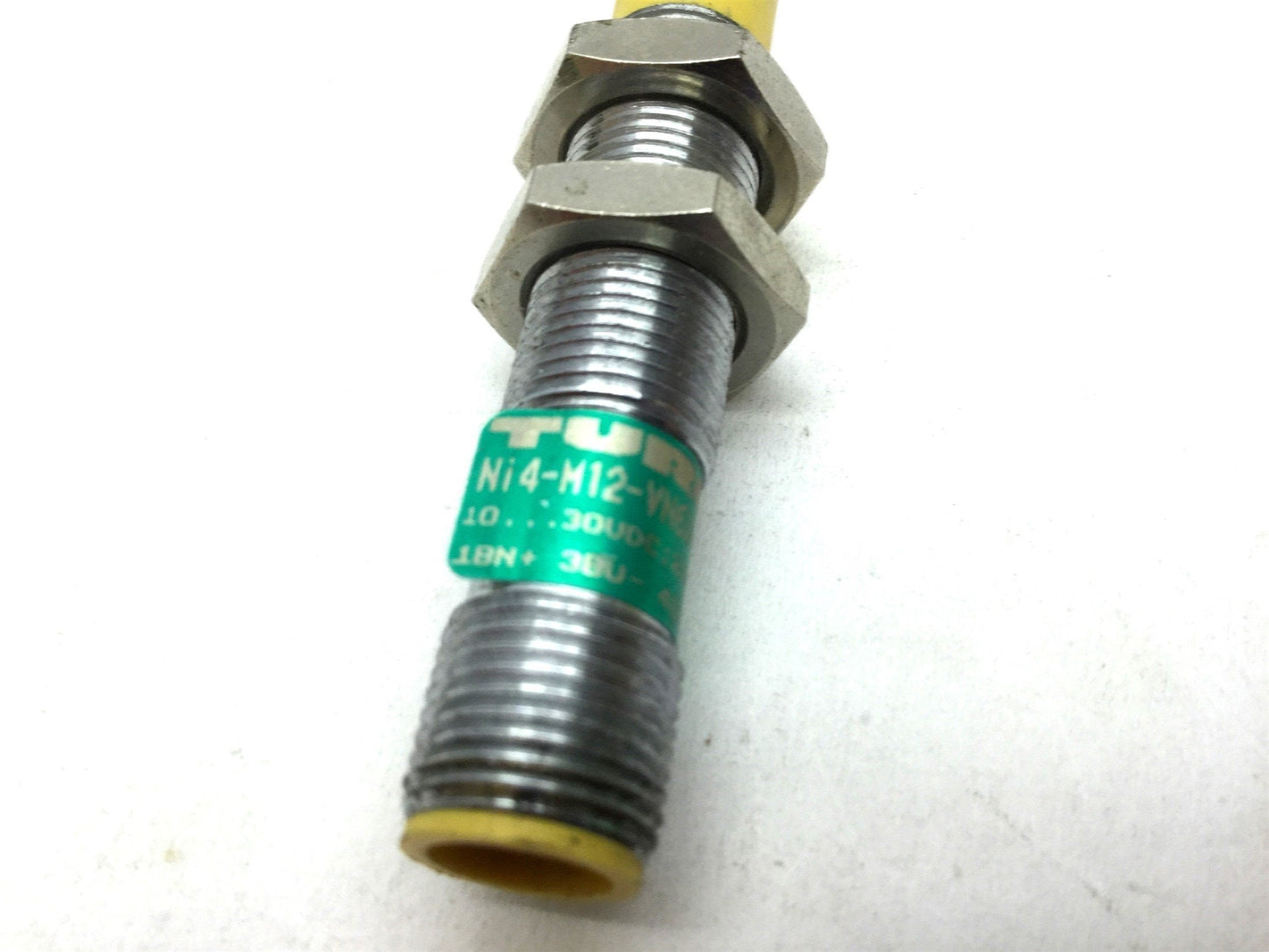 Used Turck Ni4-M12-VN6X-V1141 Inductive Proximity Sensor, Sensing Range: 1.5mm, NPN