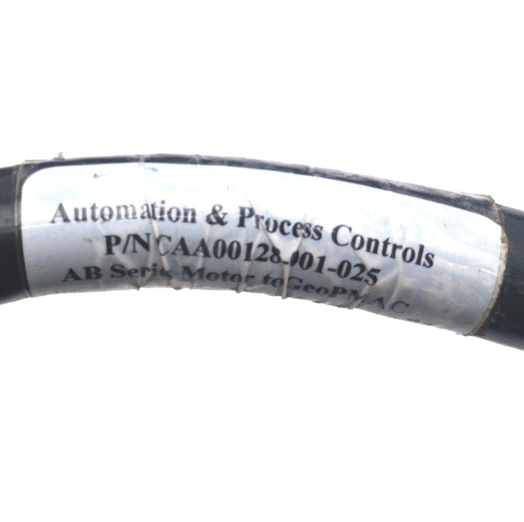 Used APC CAA00128-001-1-025 Motor Power Cable MCG Motor to Omron Geo PMAC Drive 25'