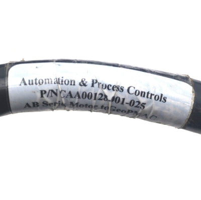 Used APC CAA00128-001-1-025 Motor Power Cable MCG Motor to Omron Geo PMAC Drive 25'