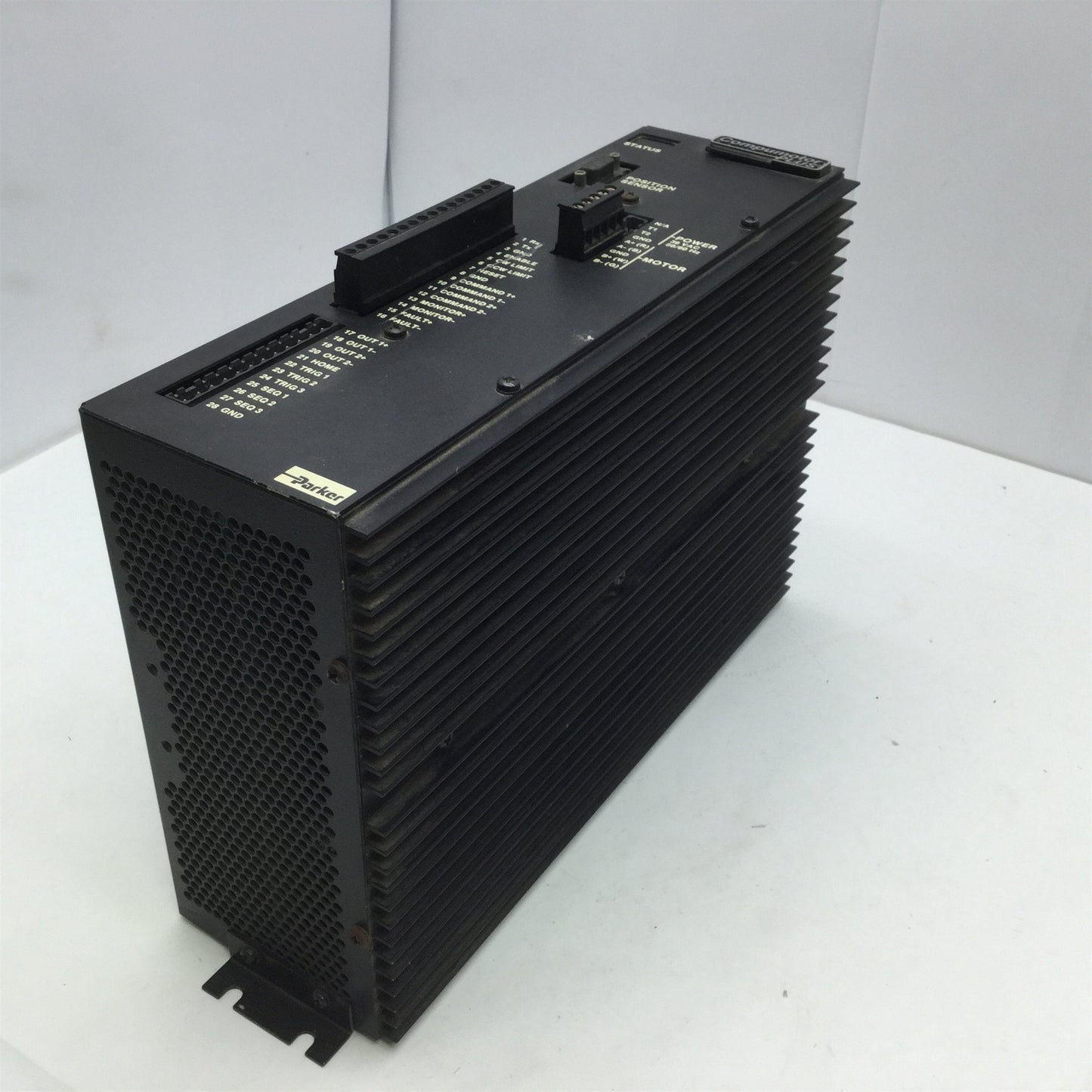 Used Parker CPLX57-120 Compumotor Plus Stepper Motor Controller, 36VAC, 50/60Hz