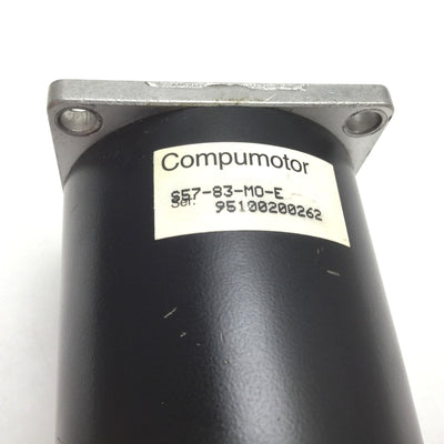 Used Parker S57-83-MO-E Compumotor Stepper Motor 2-Phase, 1/4" Shaft, NEMA 23