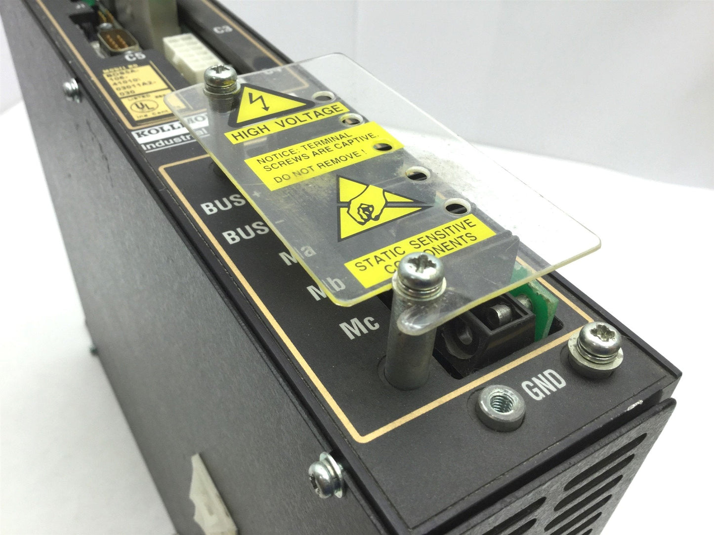 Used Kollmorgen BDS5A-106-41010 Servo Drive, Input: 140VDC 9A, Out: 115VAC 6A Rev 1