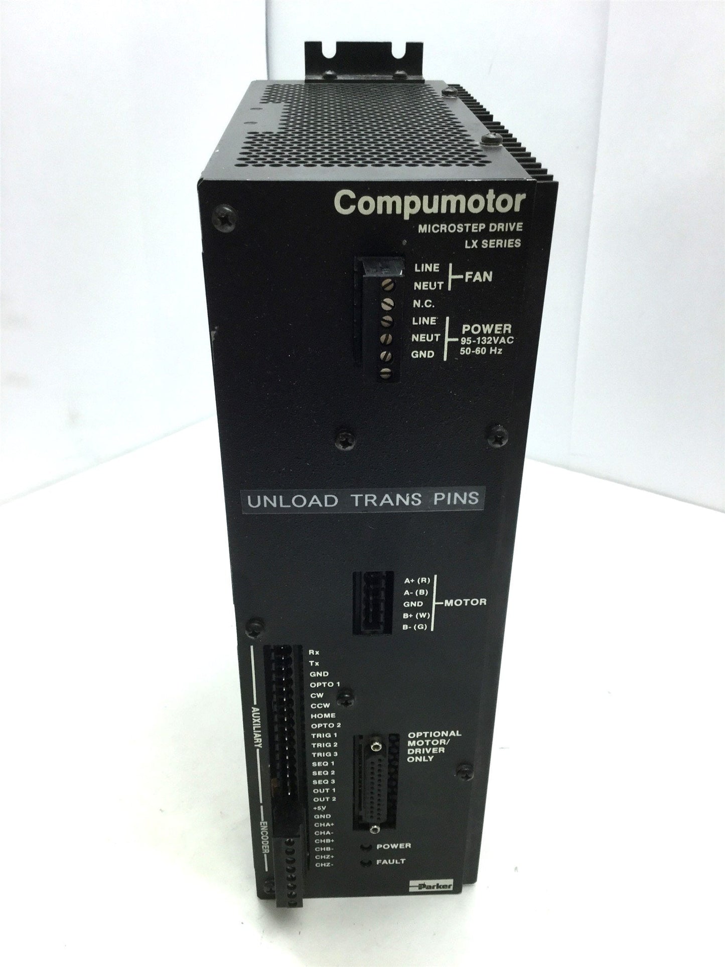 Used Parker Compumotor LX-DRIVE Microstep Drive 95-132VAC 50/60Hz