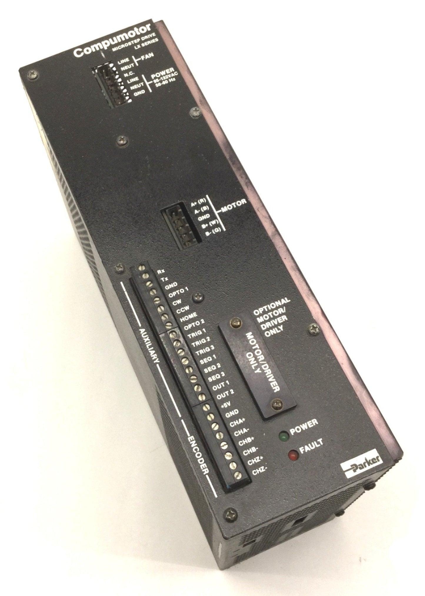 Used Compumotor LX-L20-P54 Microstep Drive, LX-Series, Input: 95-132VAC, 50/60Hz