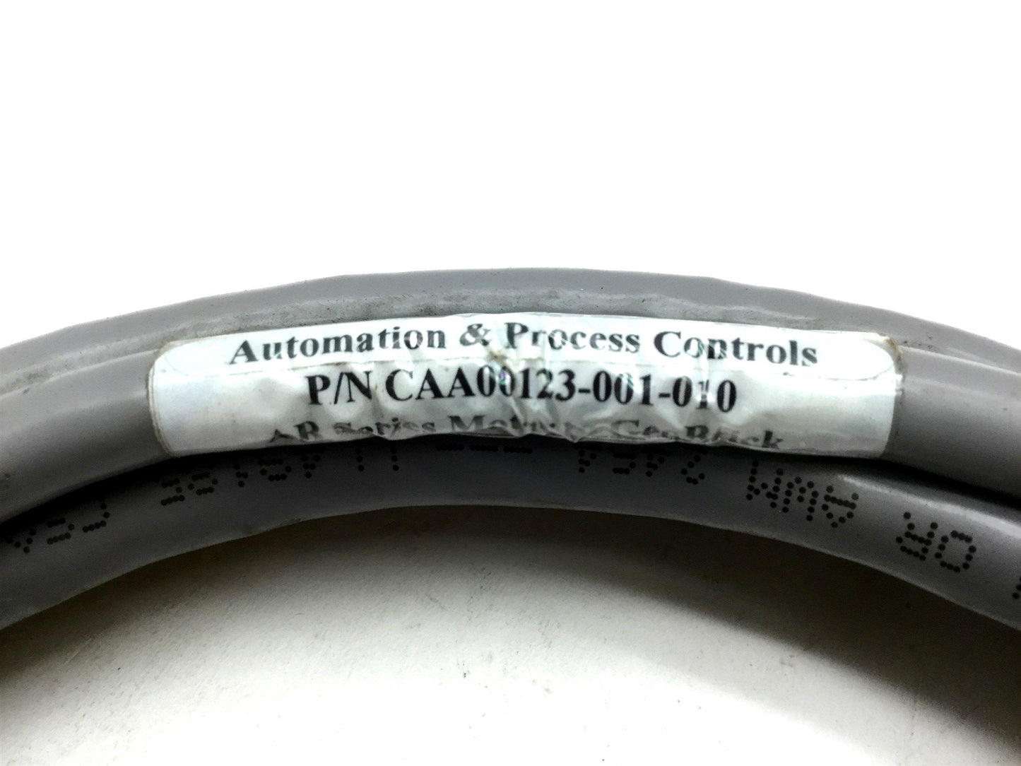 Used Automation Process Control CAA00123-001-010 AB Series Motor Cable Length 10'