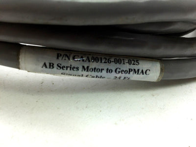 Used Automation Process Control CAA00126-001-025 AB Series Motor to GeoPMAC L: 25'