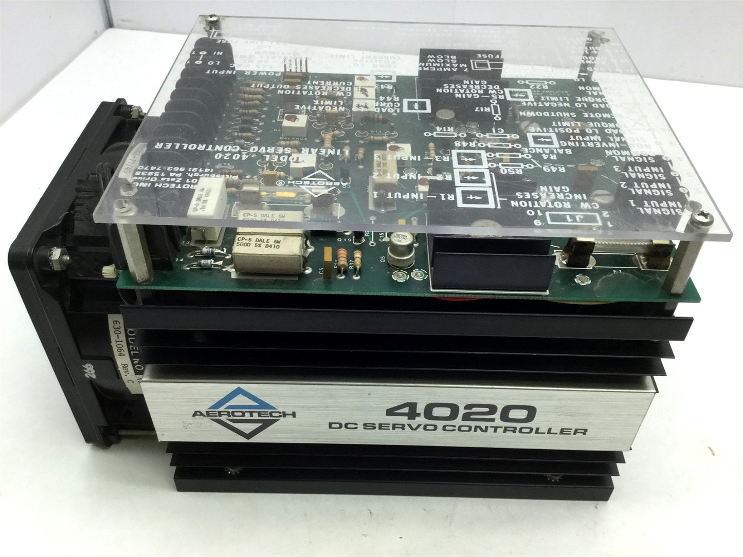 Used Aerotech 4020-LS Linear Servo Amplifier, DC Motors, 1 Phase, 40V 20A 1000W