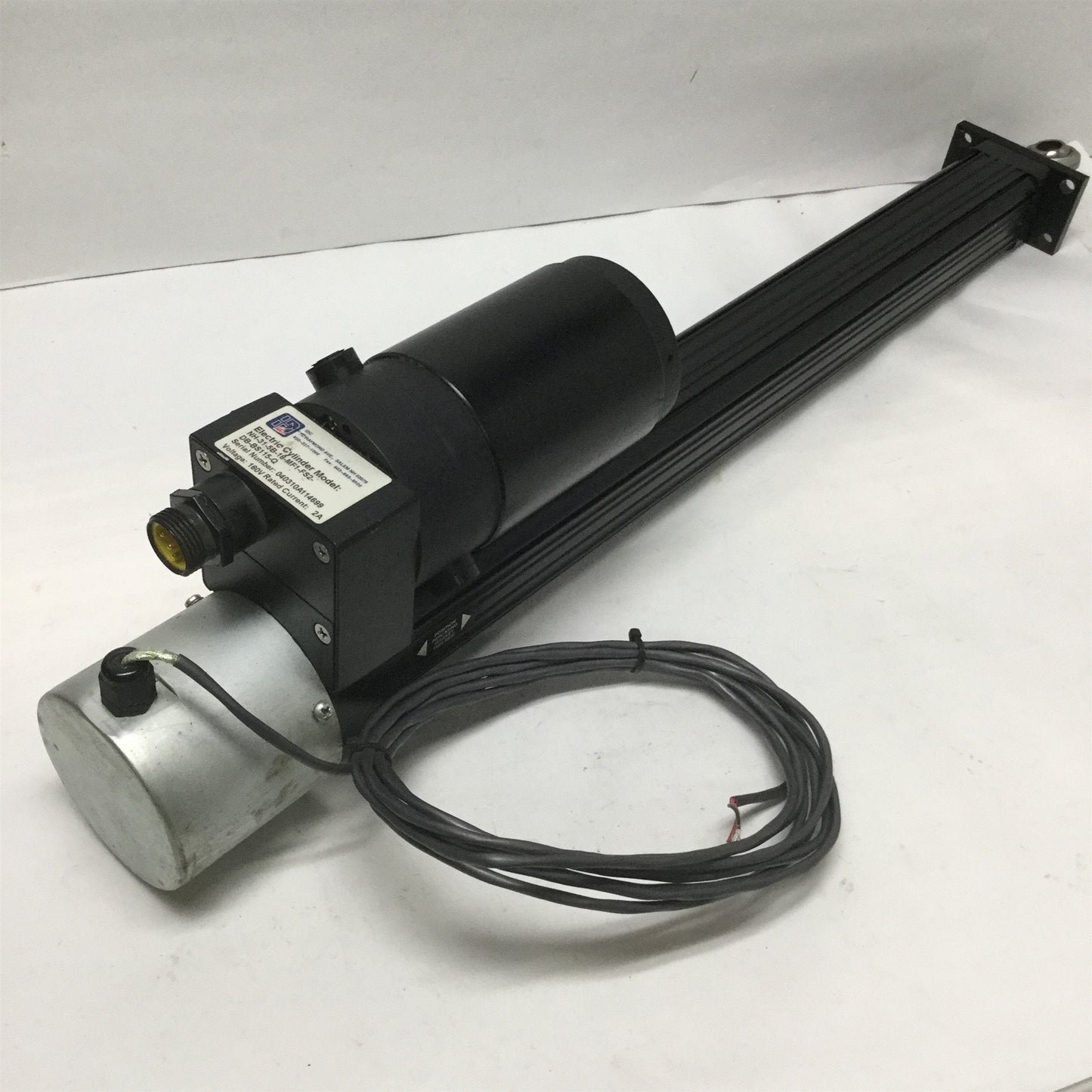 Used Industrial Devices NH315B-18-MF1-FS2-DB-BS Electric Cylinder Linear Actuator 18"