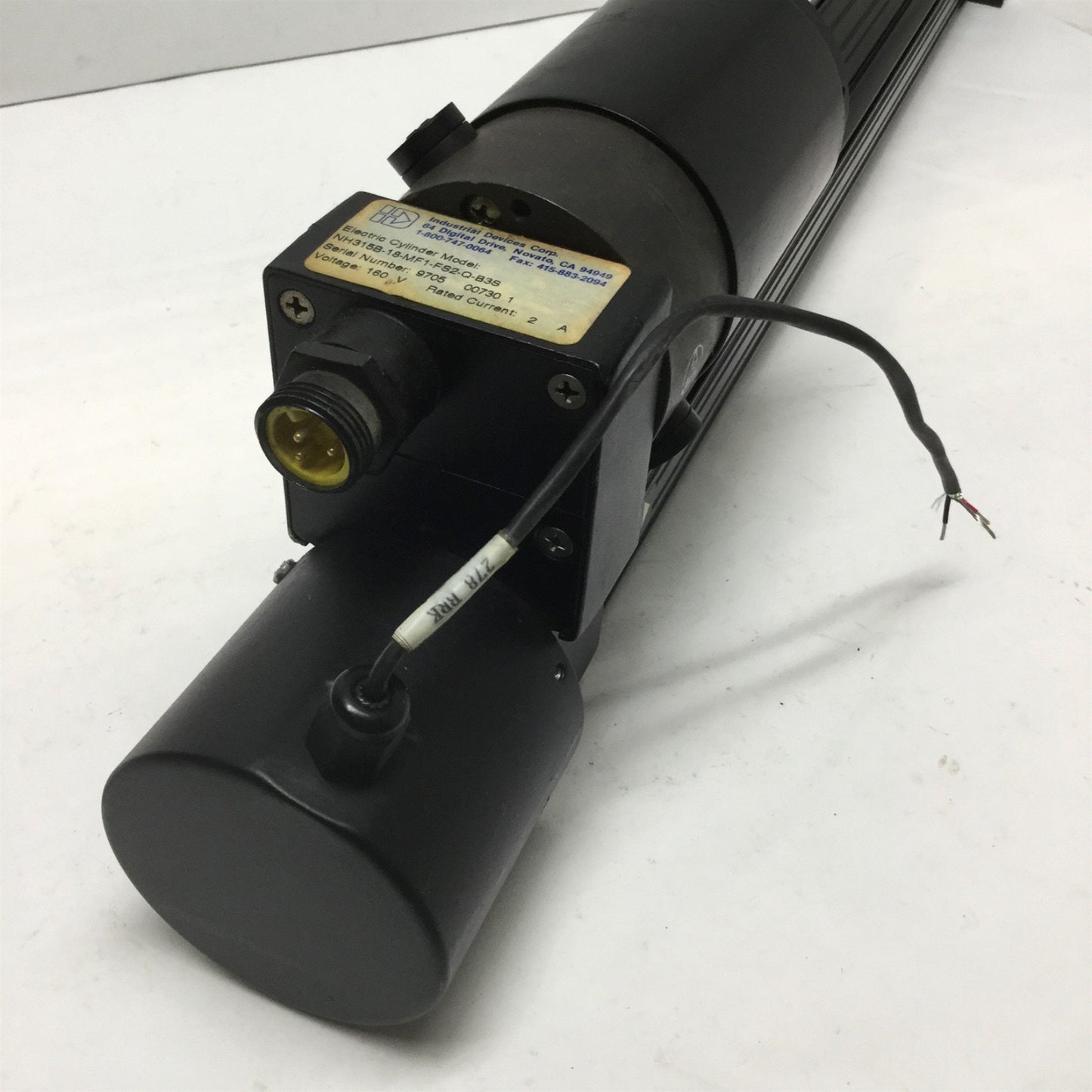 Used Industrial Devices NH315B-18-MF1-FS2-Q-B3S Electric Cylinder Linear Actuator 18"