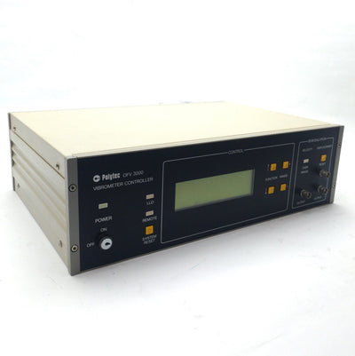 Used Polytec OFV-3000 Laser Vibrometer Controller, OVD-01, RS232, GPIB, *Bad Fan*