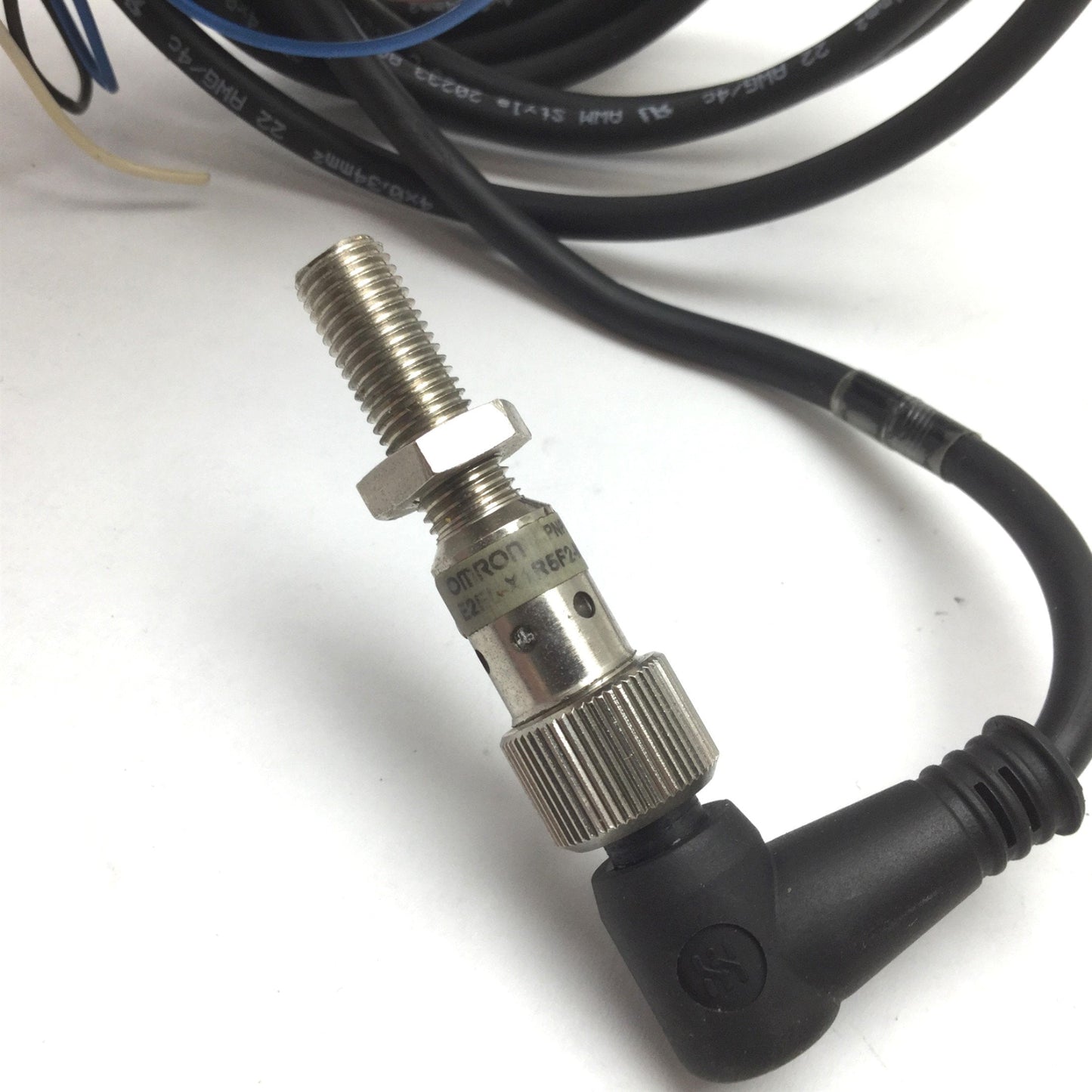 Used Omron E2EL-X1R5F2-M1 Inductive Proximity Sensor, Range: 1.5mm, PNP N/C