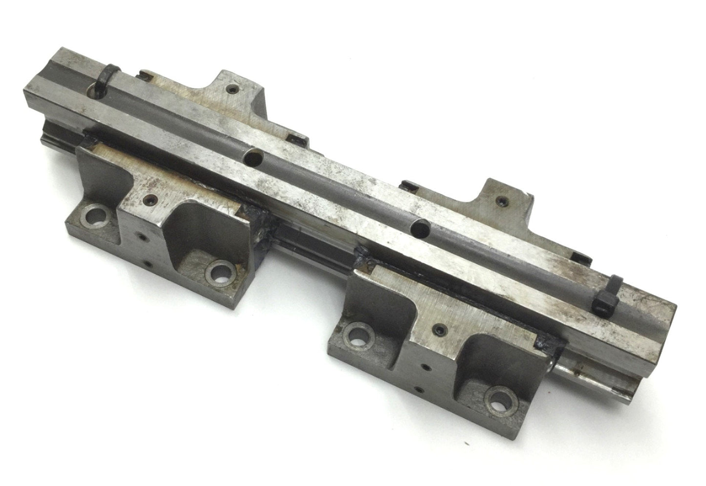 Used 220mm Linear Rail w/ 2x 70 x 70mm Stage Ball Bearing Slides, 50 x 50mm Mounting