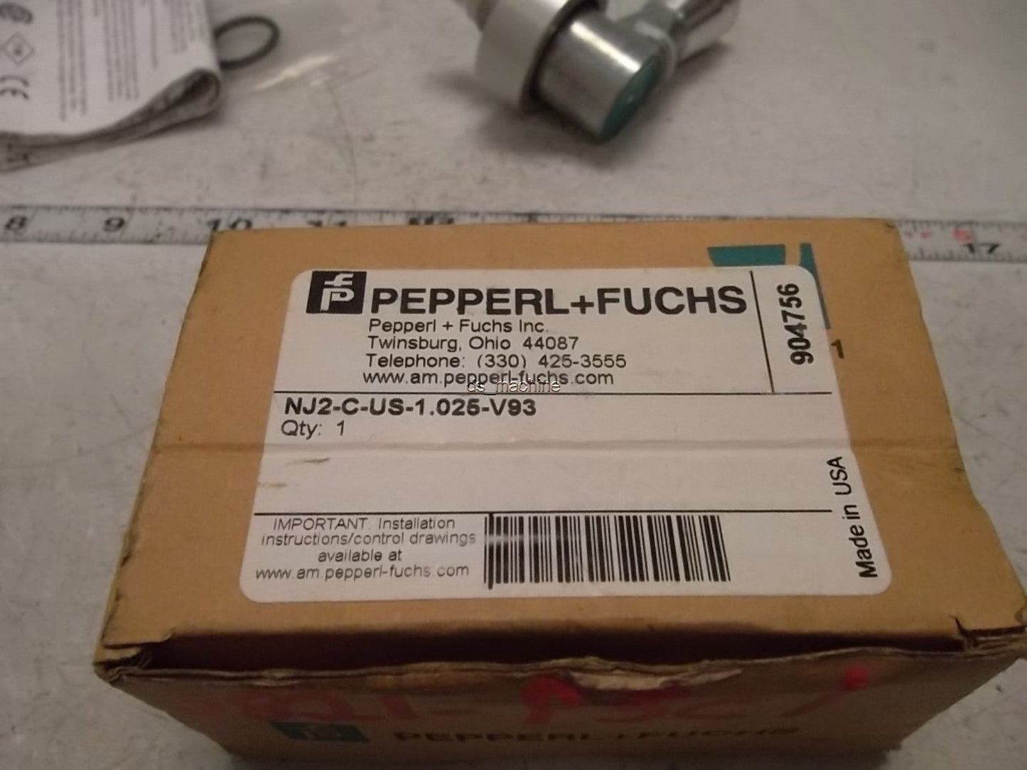 New Pepperl+Fuchs Inductive Sensor NJ2-C-US-1.025-V93