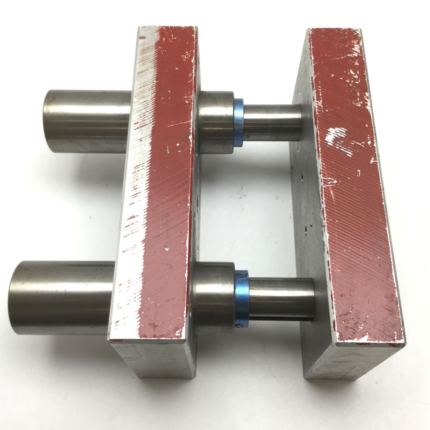 Used Ball Bearing Die Press Set, Table: 3.25" x 4", Throat: 0.94", ID: 0.56"