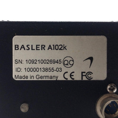 Used Basler A102K Machine Vision Camera Sony ICX285 CCD 2/3 1392x1040px C-Mount 12VDC