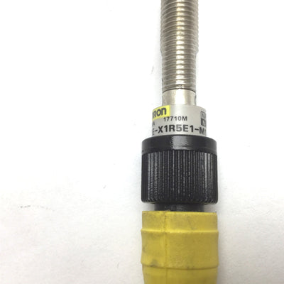 Used Omron E2E-X1R5E1-M1 Inductive Proximity Sensor, Range: 1.5mm, With Cable