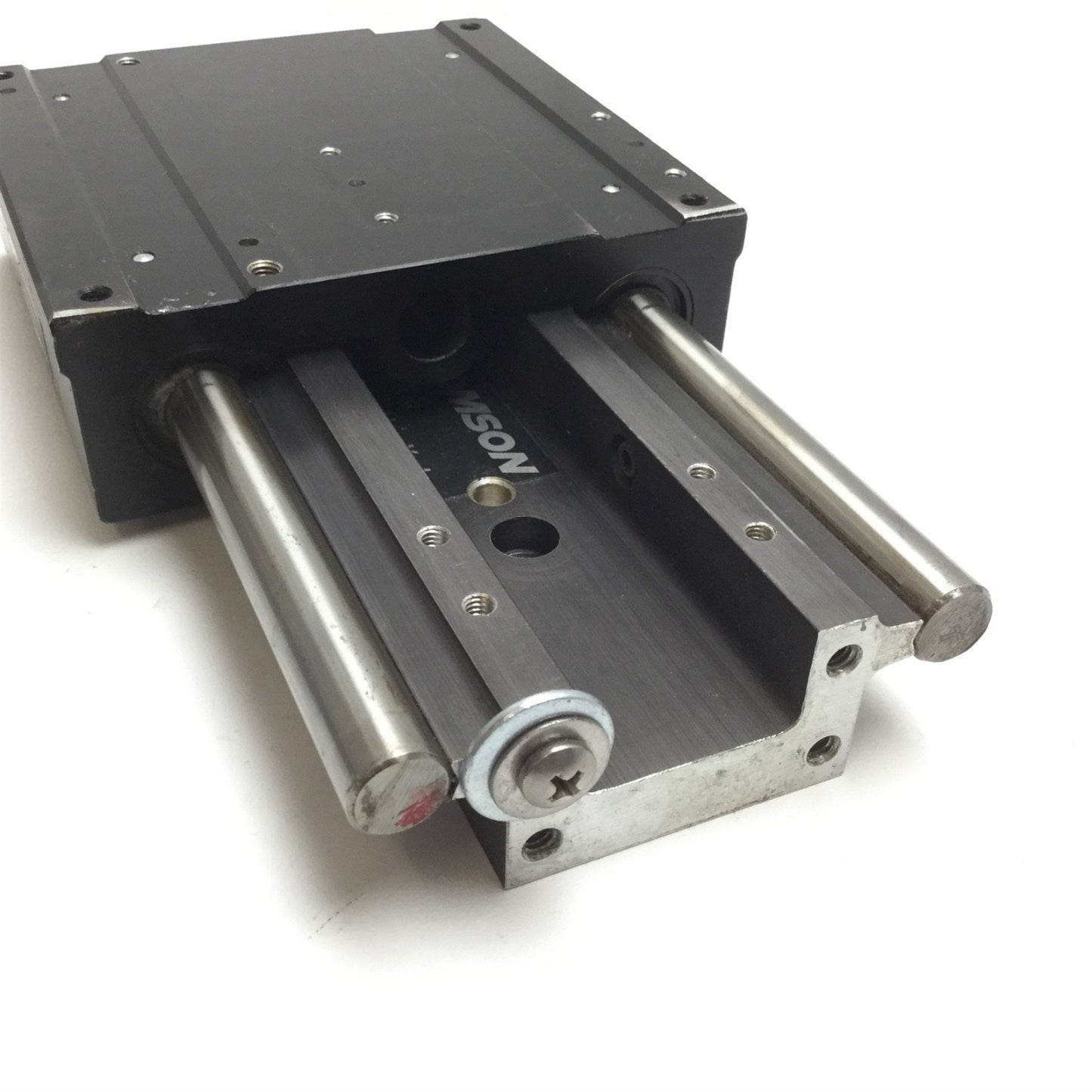 Used Thomson DSRA-08 Dual Shaft Rail Linear Guide with DSRC-08 Carriage, Travel: 3.4"