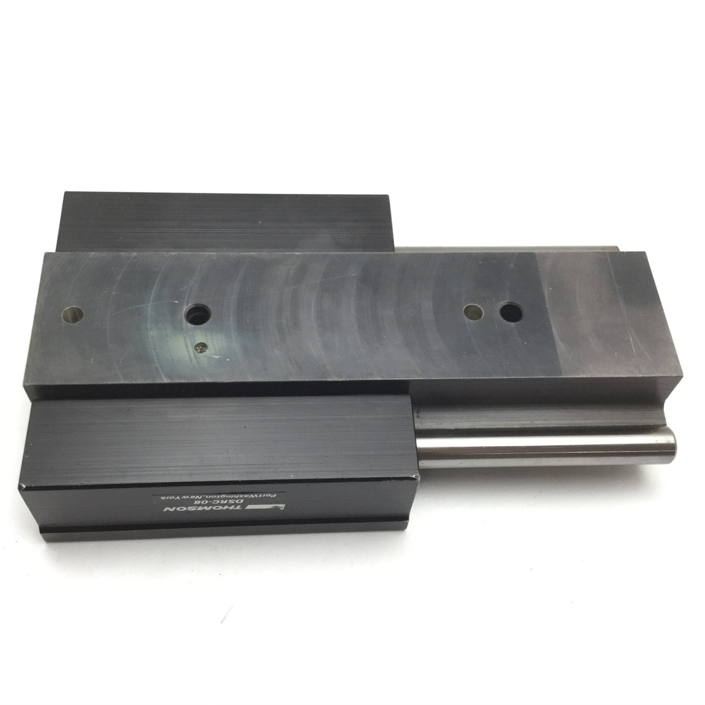 Used Thomson DSRA-08 Dual Shaft Rail Linear Guide with DSRC-08 Carriage, Travel: 3.4"