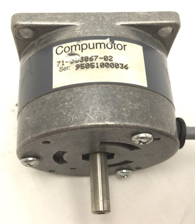 Used Parker 71-003867-02 Compumotor Step Motor, Shaft: 0.25", NEMA 23 Mount