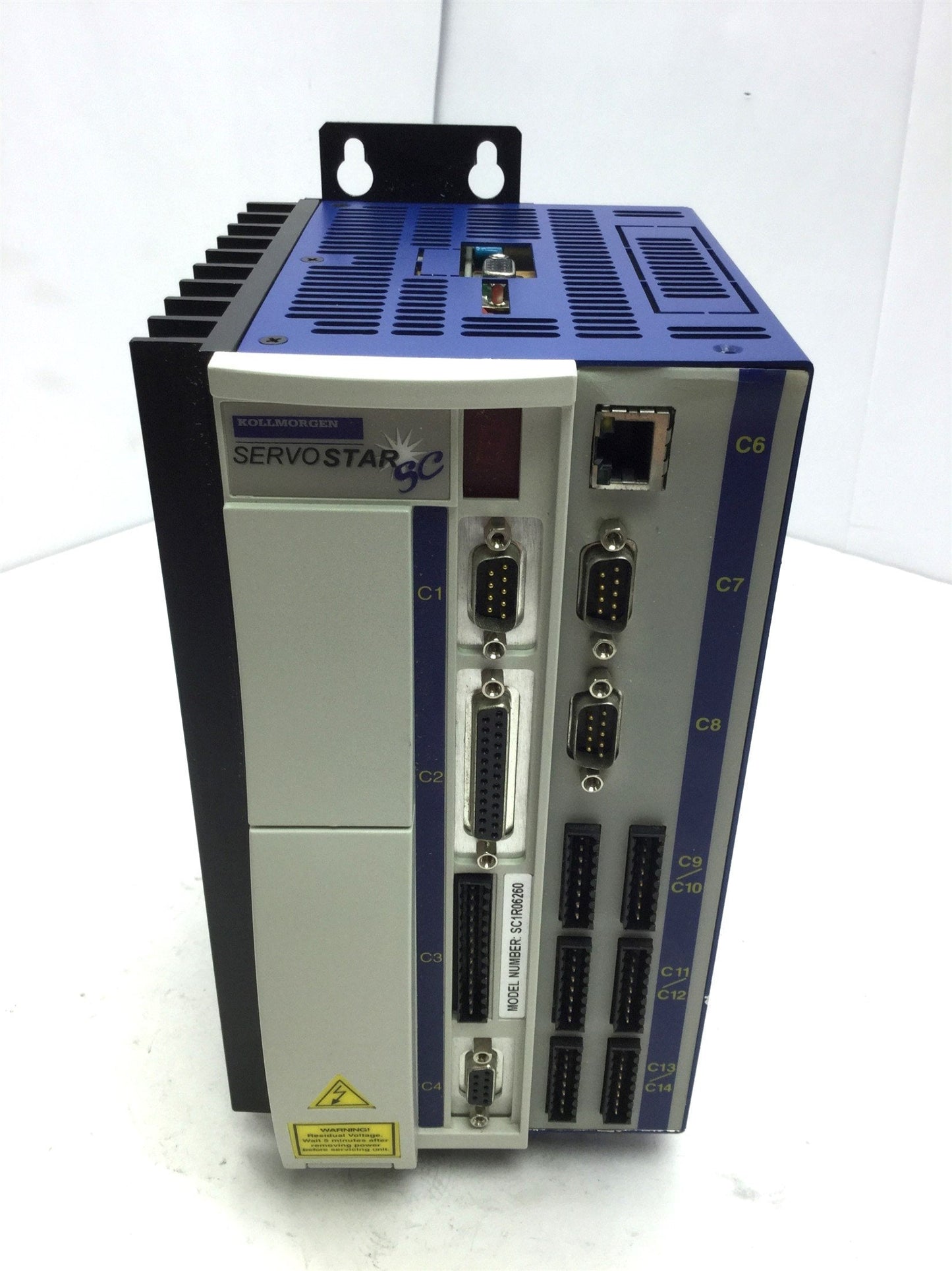 Used Kollmorgen Servostar SC1R06260 SC Servo Drive 115/230VAC Out: 1.4/2.2 KVA