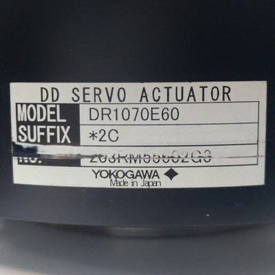 Used Yokogawa DR1070E60 DD Servo Actuator, 2rps, 70Nm Torque, 8" Diameter