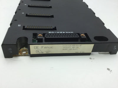 Used GE Fanuc IC693CHS391B Series 90-30 PLC Base, 10 Slot, 1x CPU 9x Non-CPU