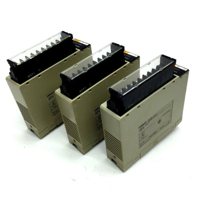 Used Lot of 3 Omron C200H-ID212 Input Unit Module Discrete 16 Point 24VDC