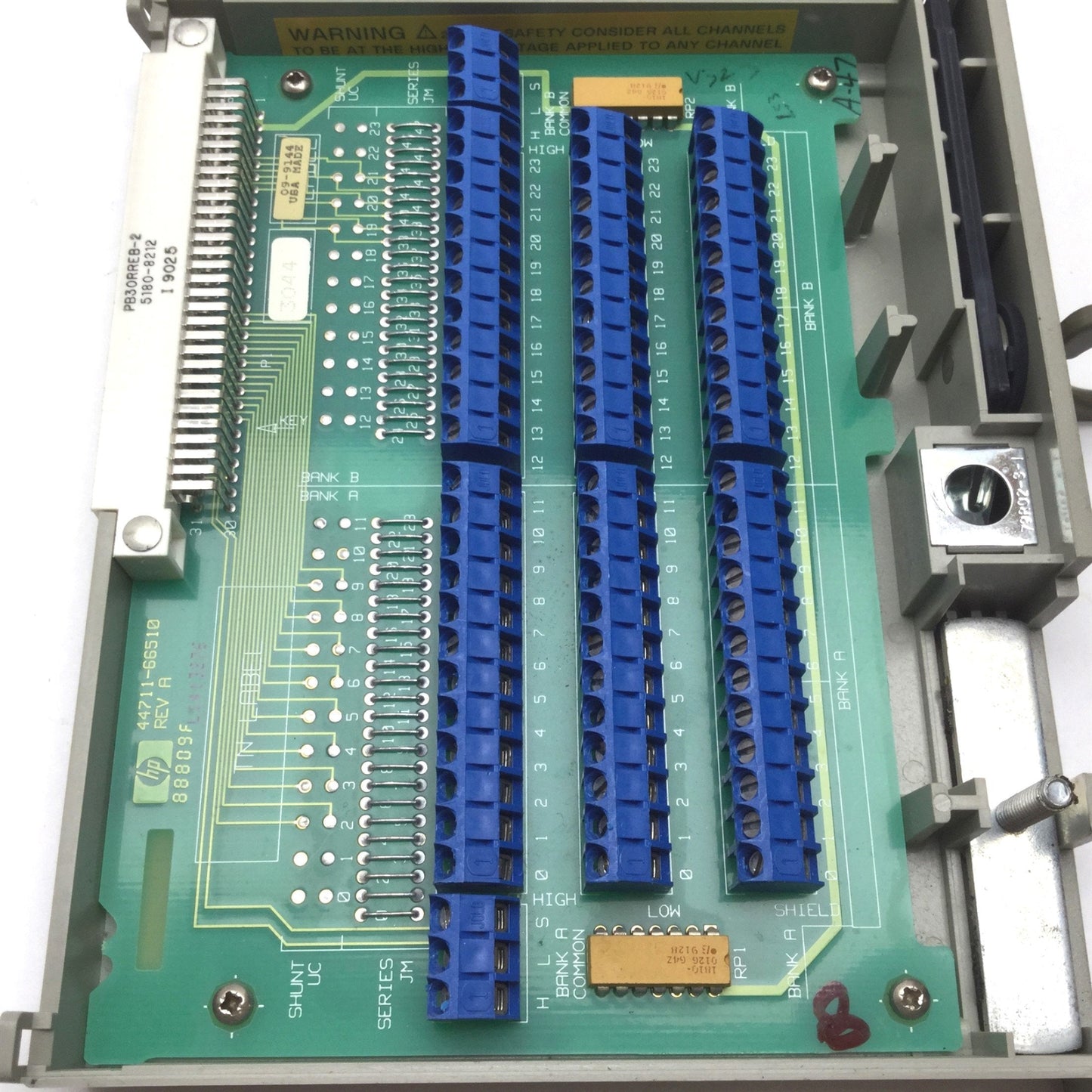 Used Hewlett Packard 44711A High Speed FET Multiplexer Module, 24 Channel