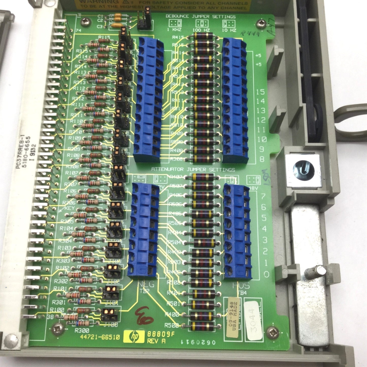 Used Hewlett Packard 44721A Totalizer/Interrupt Digital Input Module, 16-Channel