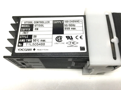 Used Yokogawa UT150L-RN/RET Temperature Limit Controller 100-240VAC 8VA Relay Output