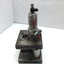 Used Ball Bearing Die Press Throat 3.1" to 3.7" Overall 4.8"x5.23"x11.25" & Cylinder